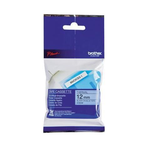 Brother Schriftbandkassette MK531BZ 12mmx8m sw auf blau (1/2)