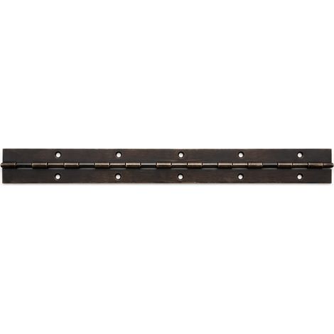CERNIERE A METRAGGIO DA MT.2 mm.40x0,7 ferro brunito