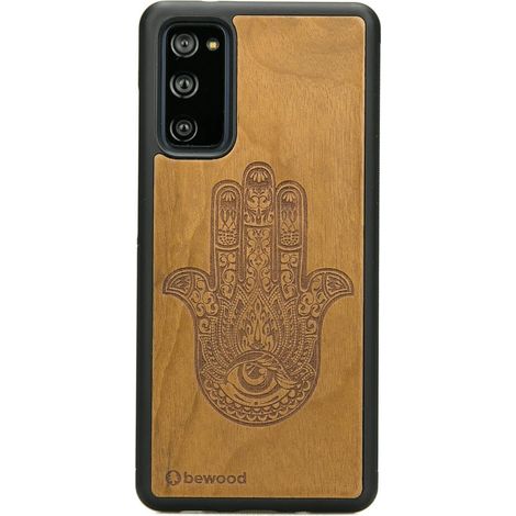 Custodia in Legno per Samsung Galaxy S20 FE HAMSA IMBUIA (1/3)