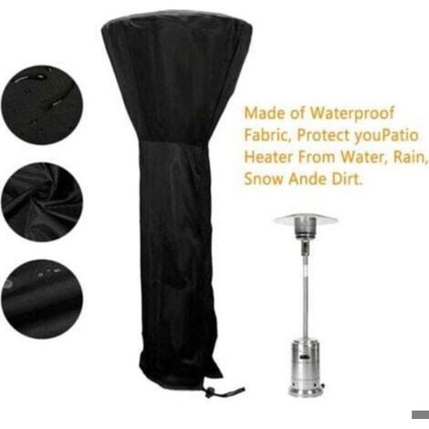 Couverture Chauffe-Patio - Oxford 210D Impermeable - Pour Protection Extérieure - 226 x 85 x 48 cm - 1 Pièce (1/4)