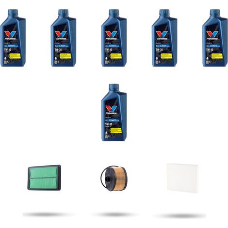 Kit tagliando 3 FILTRI e 6L OLIO compatibile con Renault Koleos II 1.3 TCe 160 116Kw dal 2020 (1/5)