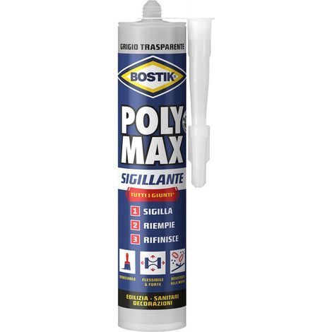 BOSTIK POLYMAX SIGILLANTE 280 ML GRIGIO TRAS CART