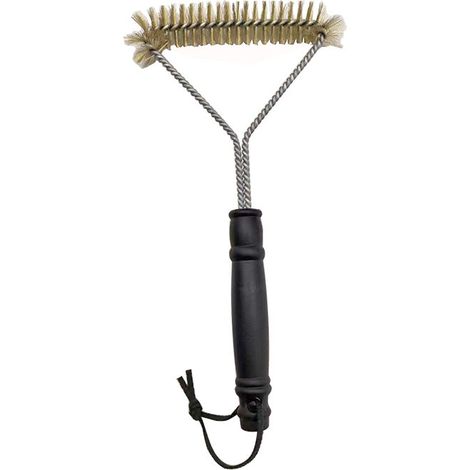 Barbecue Brush,Brosse de nettoyage triangulaire pour barbecue à gaz, à charbon et électrique, 30 cm, 2 pièces (1/5)