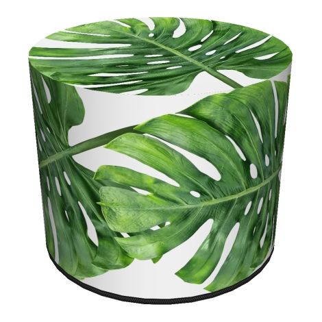 Pouf impermeabile in Cordura per casa e giardino - Motivo Galapagos Day, elegante, comodo, stabile, con cerniera, 40 cm, Bertoni (1/5)