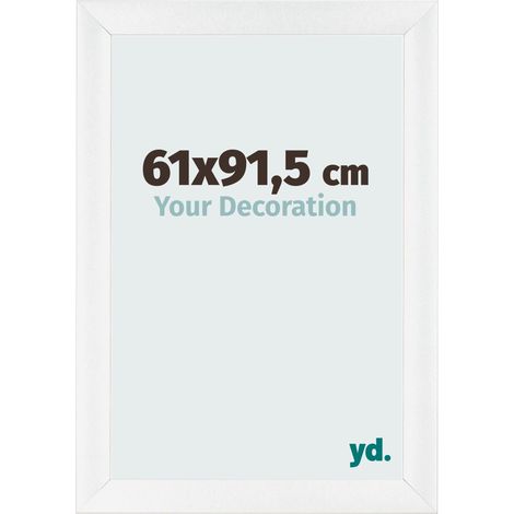 yd. - Cadre photo 61x91.5 - Blanc Brillant - MDF - Pisa (1/5)