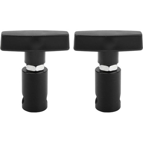 Support de coffre voiture 2 pièces, pince fixe pour vérin de hayon, outil retenue pour berline et malle, noir (1/5)