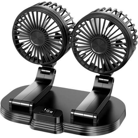 Ventilateur – Refroidisseur Voiture USB, réglable À 360°, Pliable