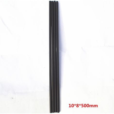 Tubes de bobine en fibre de carbone 3K, vente directe, tubes en carbone haute résistance, tubes en fibre de carbone sergé brillant, 108 mm. (1/2)
