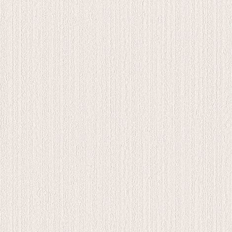 Unicolour wallpaper wall Profhome LC522102-DI hot embossed non-woven wallpaper embossed with tangible texture matt cream pure white grey white 5,33 m2