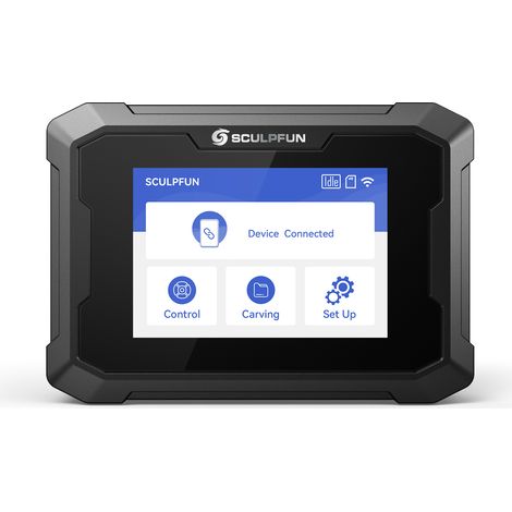 SCULPFUN TS1 Graveur laser Écran tactile Terminal de contrôle de 3,5 pouces Fonction de tranchage en temps réel utilisée avec l'application Convient à la plupart des machines de gravure (1/5)