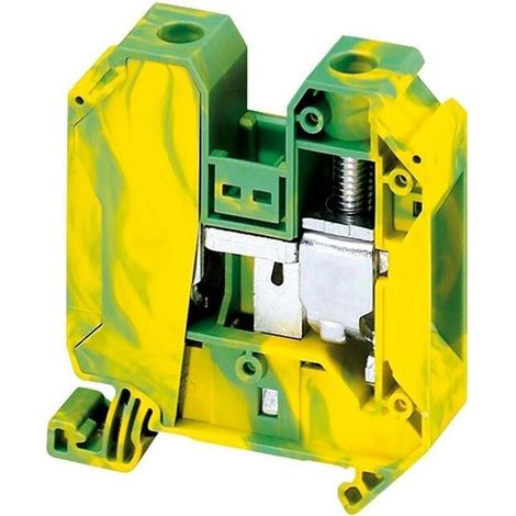Borne à vis terre 2 pts 35mm² vert/jaune - NSYTRV352PE