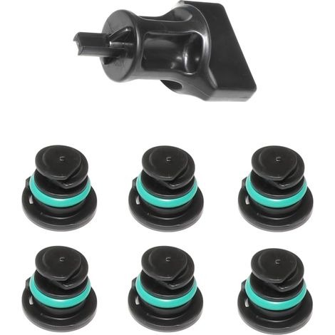 Bouchon de vidange d'huile, 06L103801 6 pièces avec Outil de Retrait de Bouchon de vidange d'huile Compatible avec 1,8 L 2,0 L Essence de remplace pour Golf Passat (1/5)
