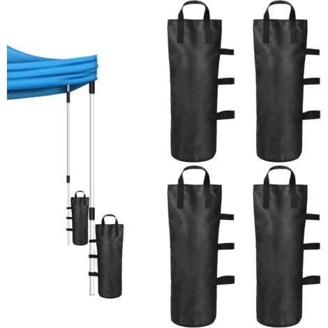 Lot de 4 Sacs De Lestage Pour Tonnelle, Tissu Oxford 1680d Imperméable, Capacité 14kg, Pour Tente Pop-up Et Jardin (1/5)