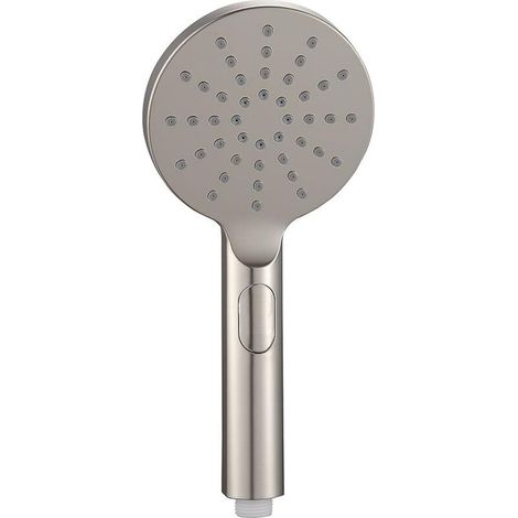 Pommeau de douche rond pour salle de bain en nickel brossé laiton doré 3 jets Mode (1/4)
