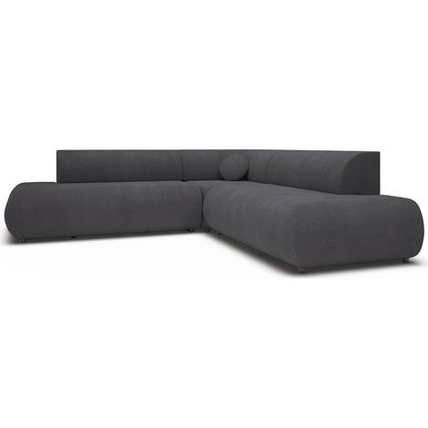 Selsey Armone - Ecksofa mit Schlaffunktion, Graphitgrau, 265 cm - rechts (1/5)