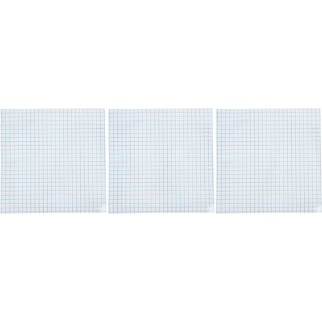 Lot de 3 rubans adhésifs de transfert vinyle bleus, grille d'alignement transparente pour autocollants, décalcomanies et stickers de fenêtre (1/5)