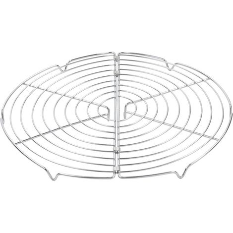 Griglia per Torte Pieghevole in Acciaio Decorare e Raffreddare 30 cm (1/2)