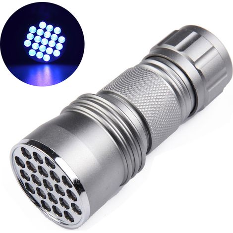Lampe torche UV miniature à lumière violette, détecteur de punaises de lit et de taches d'urine de chien, taches d'animaux domestiques et taches de sang. (1/5)