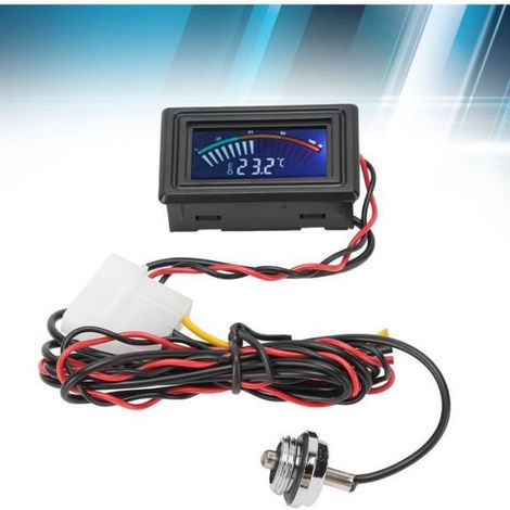 Thermomètre numérique pour PC Moniteur de température liquide en temps réel WDXS DT (1/5)