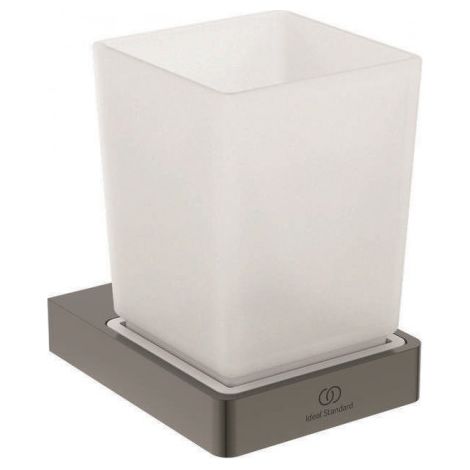 IDEAL STANDARD T4504A5 Verre à dents Conca Cube, carré, (1/3)