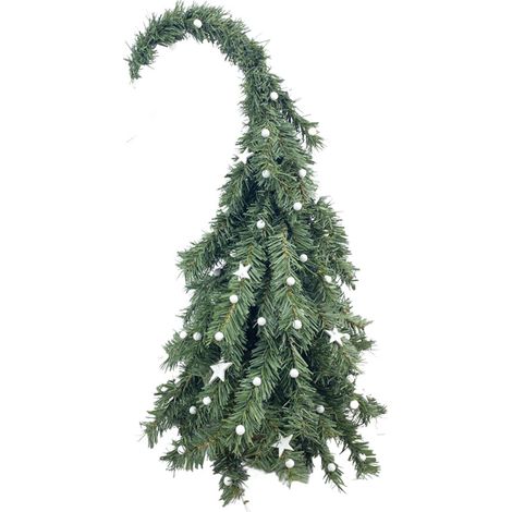 Ein wunderschön dekorierter 40 cm Mini-Weihnachtsbaum, perfekt für die Weihnachtsdekoration zu Hause.