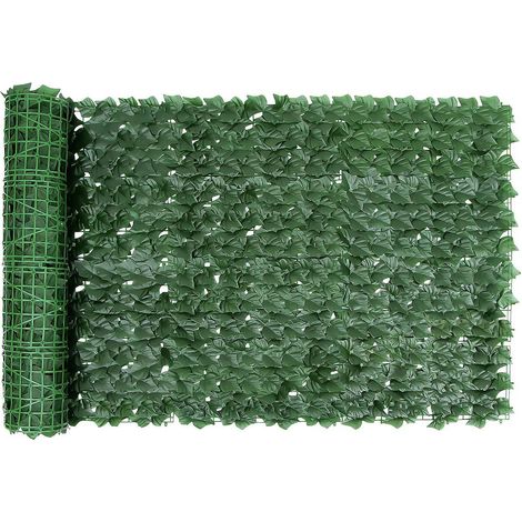 1 Panneau Clôture,Ivy Artificiel,3m x 1,5m,Lierre Synthétique,Décoration Jardin,Balcon