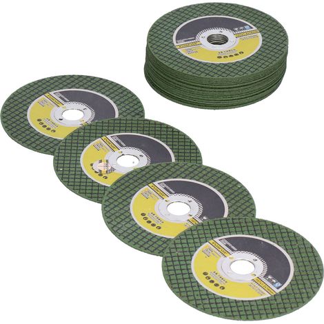 Lot de 100 disques à tronçonner en résine pour outils rotatifs en acier inoxydable, diamètre extérieur 107 mm. (1/5)