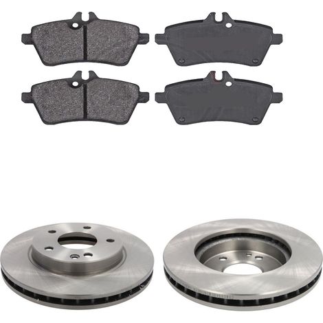 KIT FRENI ANTERIORI compatibile con MERCEDES-BENZ CLASSE A (W169) - DISCHI + PASTIGLIE OEM: P 50 054 / 16985 /SOSTITUZIONE DIRETTA/BASSA POLVERE/SILENZIOSO (1/5)