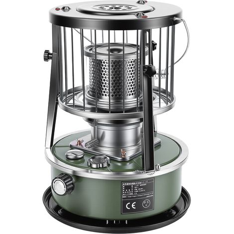 Chauffage pétrole portable 2,6KW 5,2L hauteur réglable – Extérieur intérieur camping tente pêche glace urgence, chauffage (1/5)