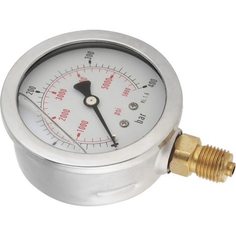Manomètre hydraulique à cadran G1/4 68 mm, 0-400 bar (0-5800 psi)
