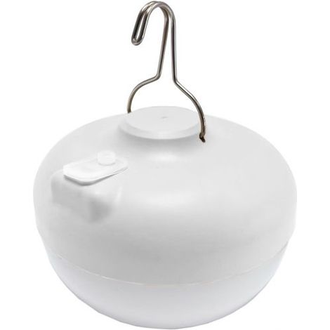 Newgarden LUMCHE011 Cherry Bulb Lampada LED Portatile Ricaricabile 9W 900lm IP54 con Telecomando e Base Magnetica colore Bianco