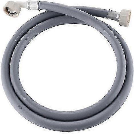 Tuyau d'arrivée d'eau universel pour lave-linge, rallonge pour lave-vaisselle, robuste et résistant à la chaleur, filetage 3/4 pouce, extrémité coudée à 90°, 1,5 m (1/5)