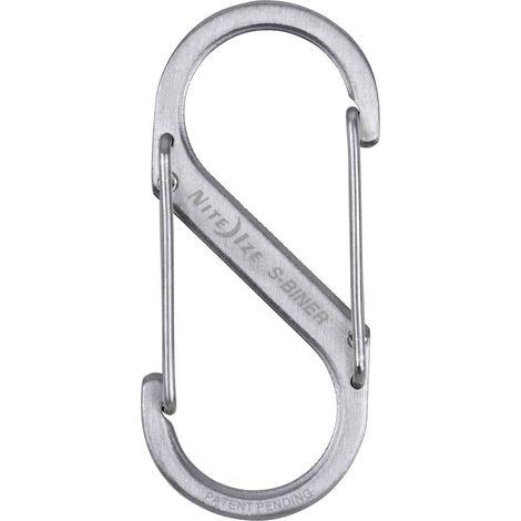 NITE Ize NI-SB2-03-11 Moschettone S-Biner Gr. 2 50 mm x 22 mm 1 pz.
