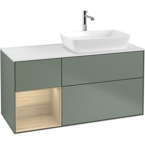 Villeroy & Boch F801PCGM Armoire sous-lavabo Finion F80 (1/2)