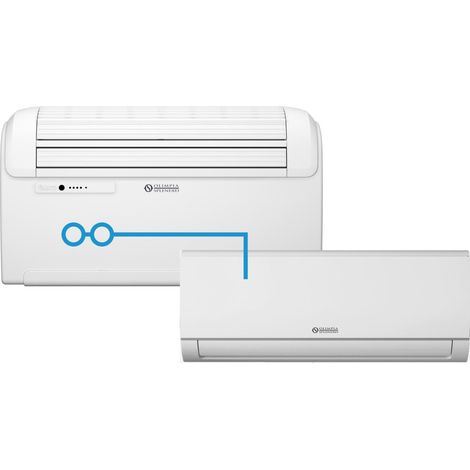 Olimpia Splendid – Climatiseur réversible Unico Twin Master 9000 Btu – Installation intérieure sans unité extérieure – Pompe à chaleur – Multi-filtration (1/2)