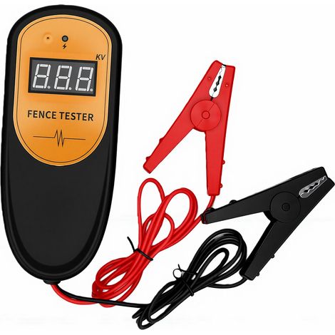 Testeur de tension de clôture électrique 500V à 13KV, grand écran d'impulsion, Protection de Circuit de fonctionnement à un bouton, Portable (1/5)