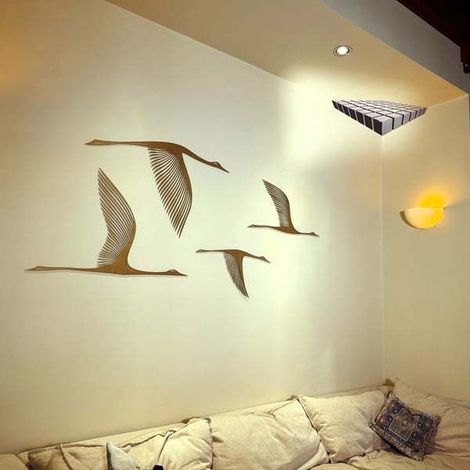 Décoration murale Impossible Corners créative, tendance et best-seller - Stickers muraux illusion irrégulière, style B -