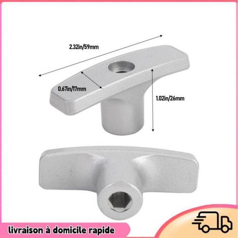 Poignée De Valve De Déchets - ABS - Pour Tige D'Extension De Vanne De Vidange De Camping-Car - Lot De 2 (1/5)