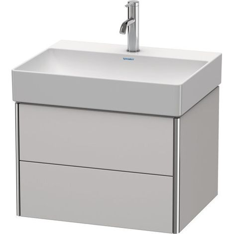 Duravit XSquare mueble bajo lavabo suspendido, 2 cajones, (1/3)