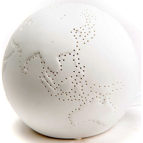 Lampe Monde à poser blanche (1/2)