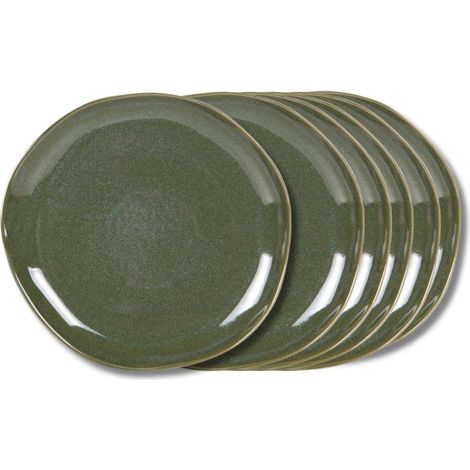 Table Passion - Assiette plate Symphony vert 27 cm (lot de 6) (1/3)