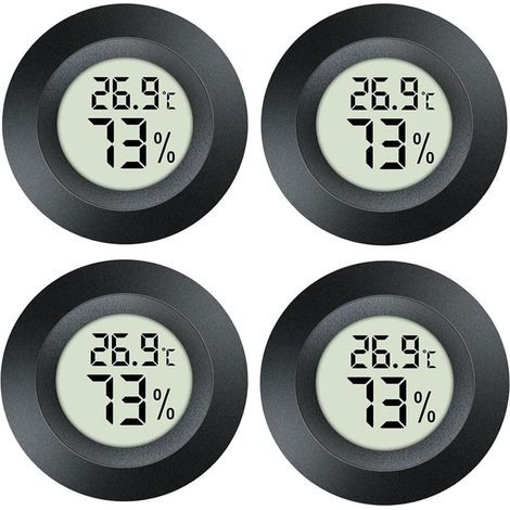 Thermometer, Hygrometer, Digital, Indoor, Outdoor, Reptile, Guitar (1/5)