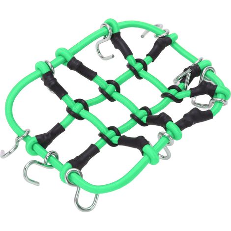 Filet à bagages élastique RC, galerie de toit avec crochet pour voiture télécommandée Xiaomi Jimmy (vert) (1/5)