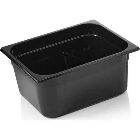 Bac GN 1/2 polycarbonate H 150 mm 9 ltr noir GN 96 - Was Germany (1/2)