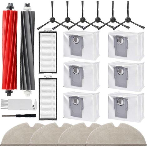 Pour Q8 Max, Q8 Max+, Q5 Pro et Q5 Pro+ Pièces de rechange et accessoires : Brosse principale, filtre HEPA, sac à poussière (1/5)