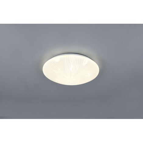 Reality Plafoniera Led Umbria IV - Design Foglie - 16W 1600lm D.30cm