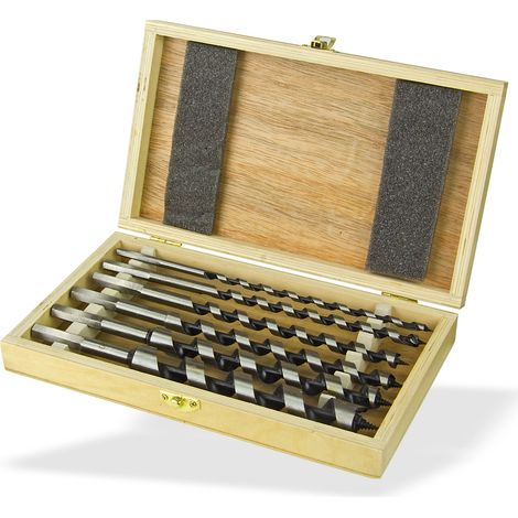 Holzbohrer Bohrer Spiralbohrer Bohrersatz Schlangenbohrer Set DHB 230 6-tlg. (1/3)