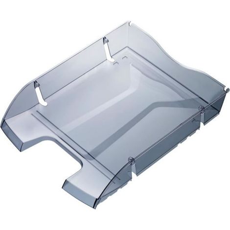 Corbeille à courrier - - Greenlogic - A4/C4 - Gris translucide - Gamme écologique
