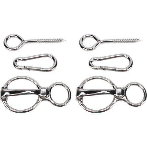 Anneau d'attache magnétique à dégagement rapide pour chevaux, en alliage de zinc, pour un usage intensif. Équipement d'entraînement pour chevaux. (1/5)