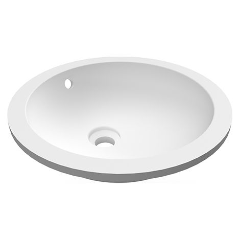 Lavabo sottopiano tondo Rak Ceramics - Bianco (1/3)